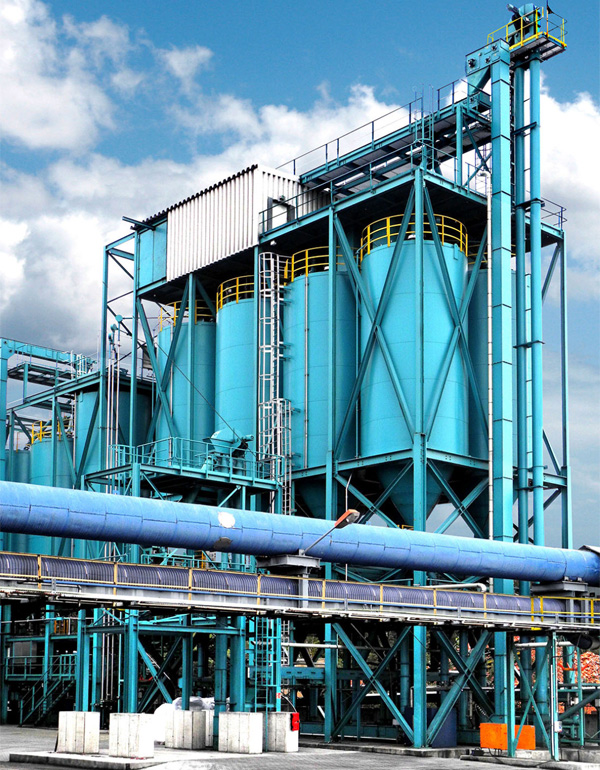 Industriesilo zur Kohlenstoffproduktion Industriesilo zur Kohlenstoffproduktion